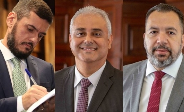 A disputa de Rodrigo Bacellar, Jair Bittencourt e Márcio Canella pela presidência da Alerj.