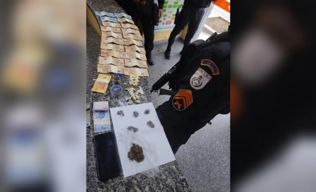 Vapor do trfico de Porcincula  preso com carga de drogas